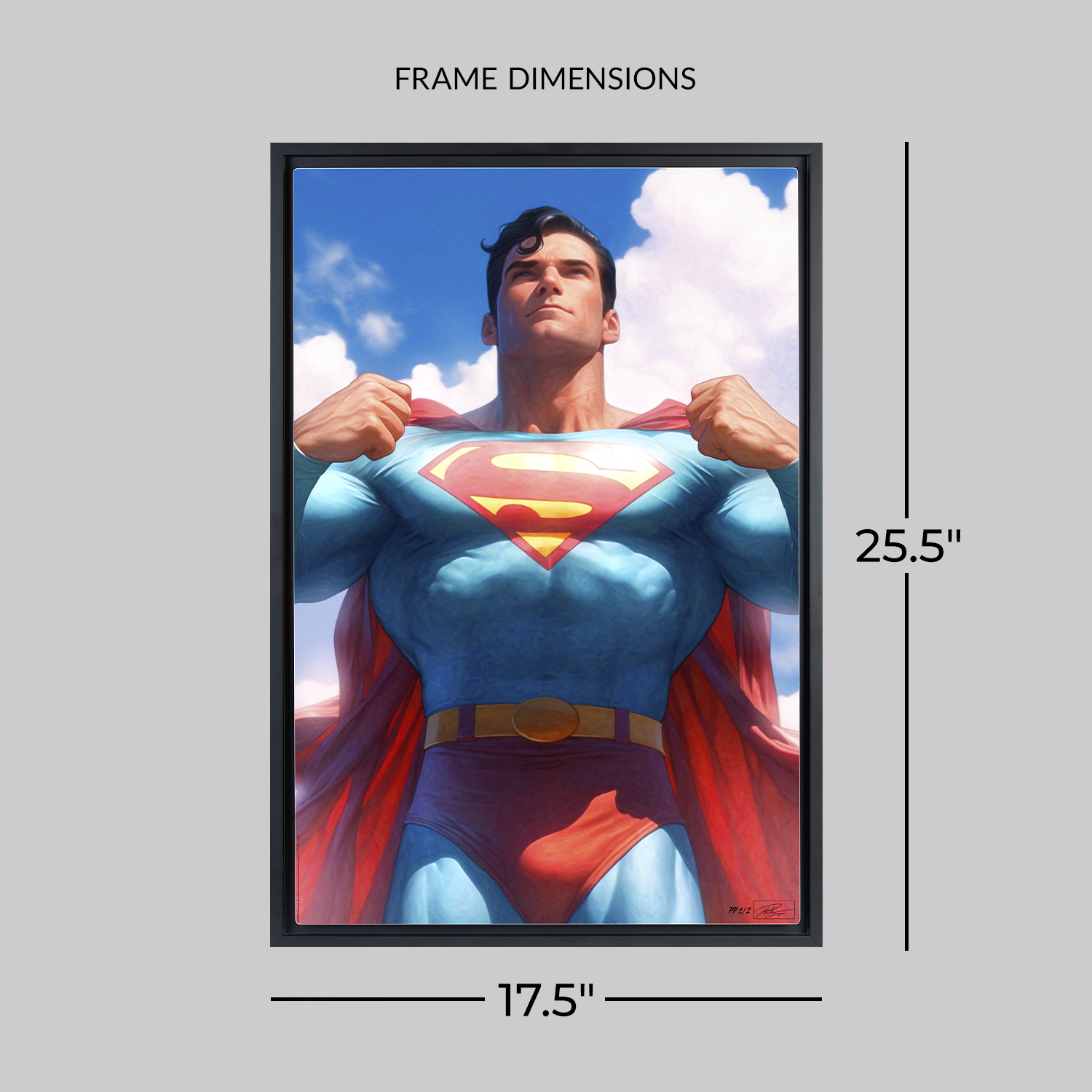 DC Comics Justice League Trinity: Superman™ Art Print  Exclusive Edition View 2