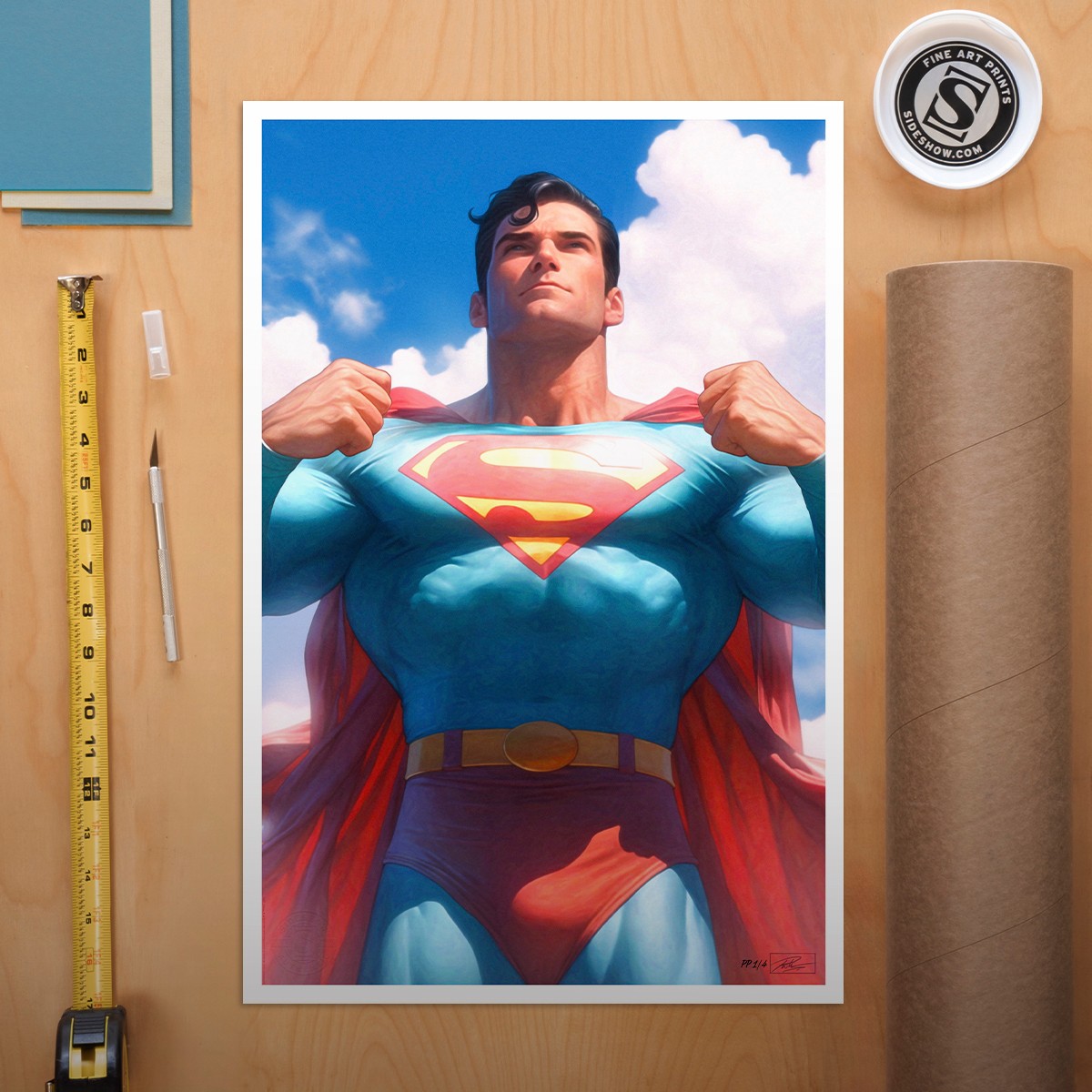 DC Comics Justice League Trinity: Superman™ Art Print  Exclusive Edition View 1