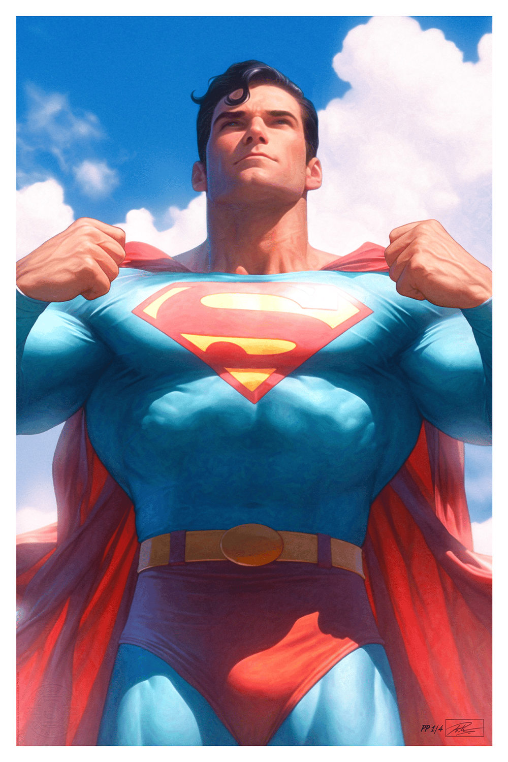 DC Comics Justice League Trinity: Superman™ Art Print  Exclusive Edition View 6