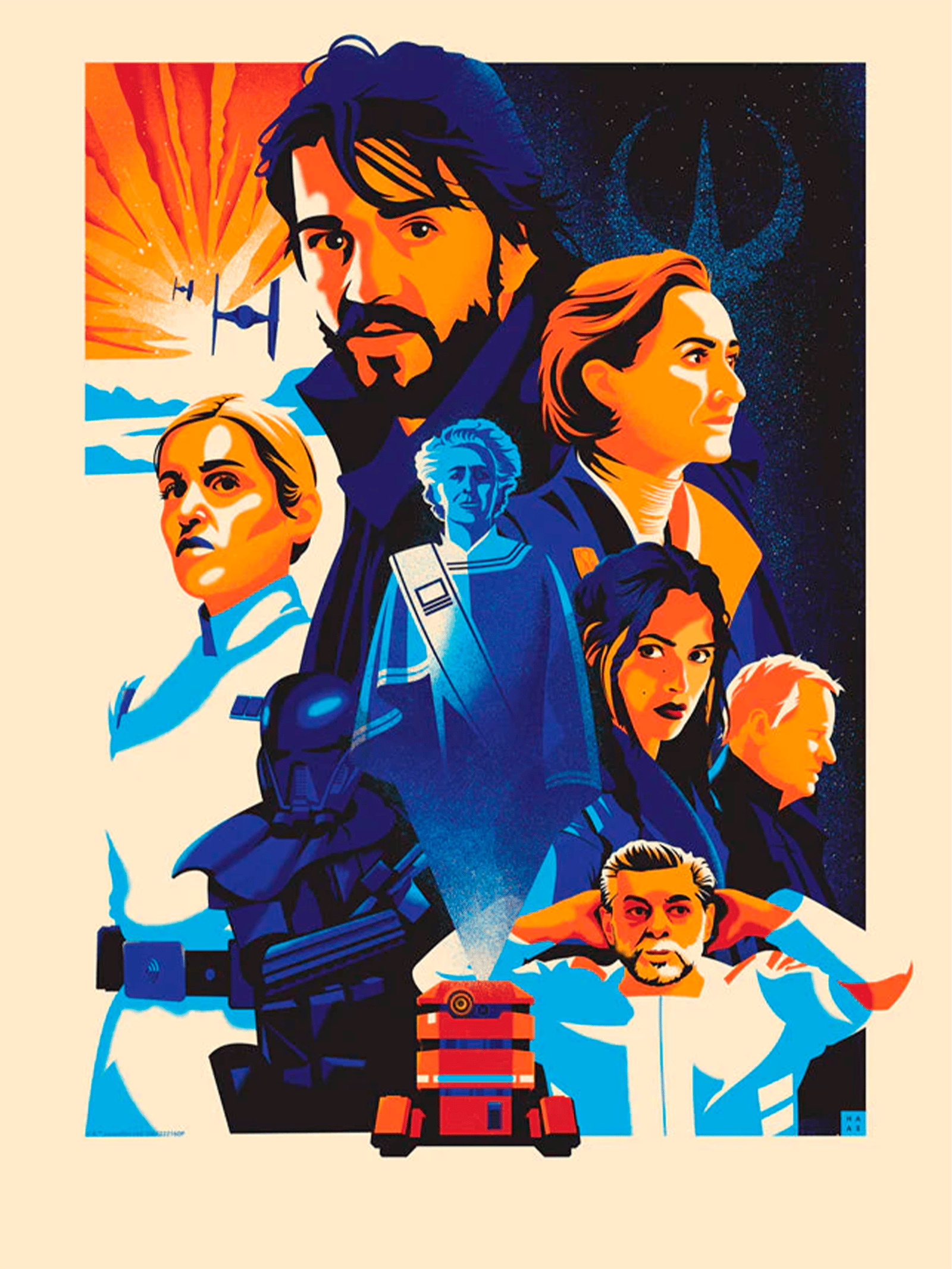 Star Wars Stone and Sky Art Print  View 3