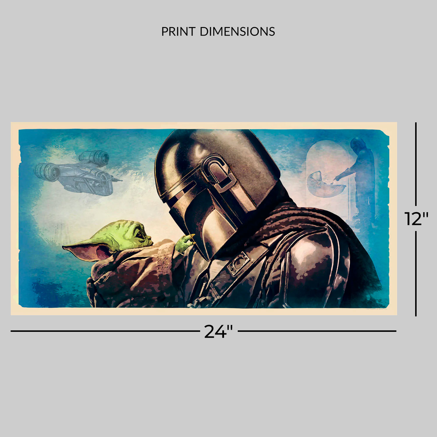 Star Wars Goodbye for Now Art Print  View 2