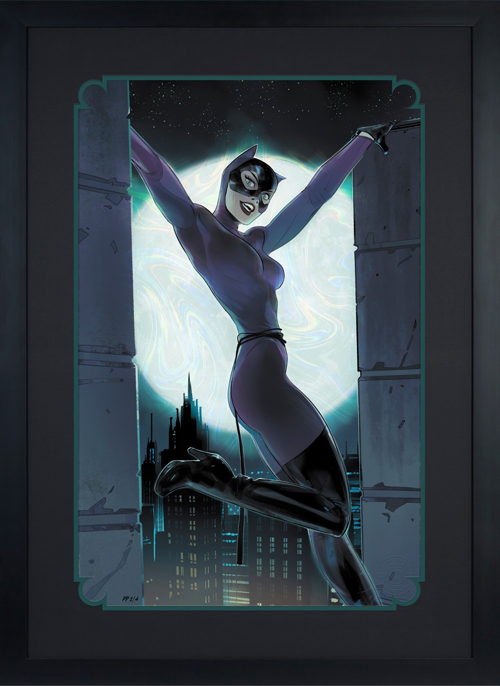 Sideshow Collectibles カタログ＆　DVD Catwoman: Nine Lives Fine Art Print by Otto Schmidt | Sideshow