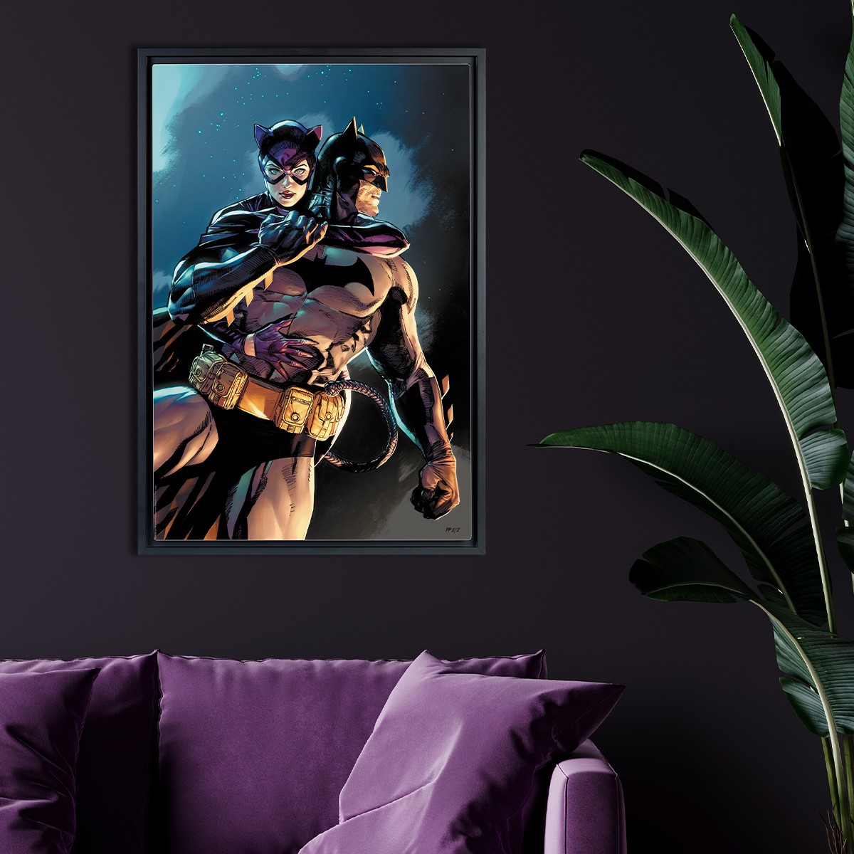 DC Comics Batman™ & Catwoman™ Art Print  Exclusive Edition View 1