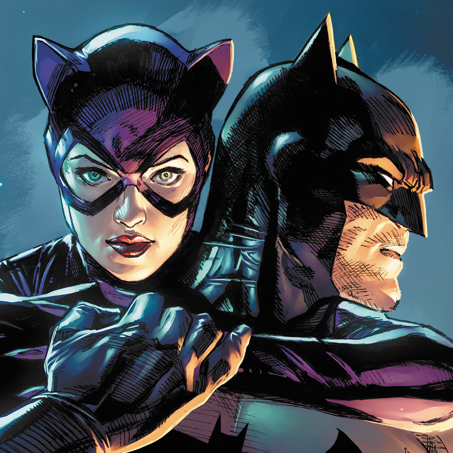 DC Comics Batman™ & Catwoman™ Art Print  Exclusive Edition View 3
