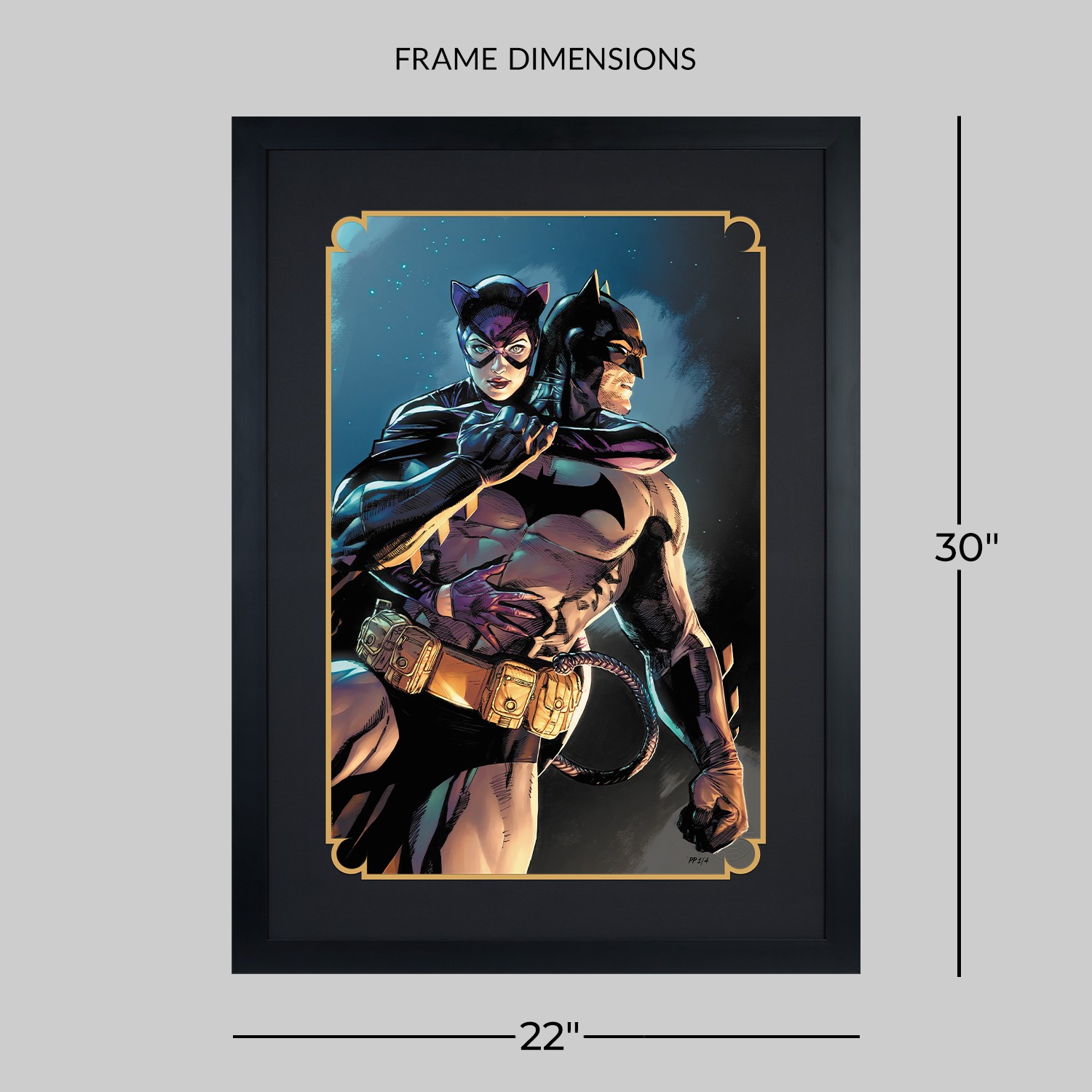 DC Comics Batman™ & Catwoman™ Art Print  Exclusive Edition View 2