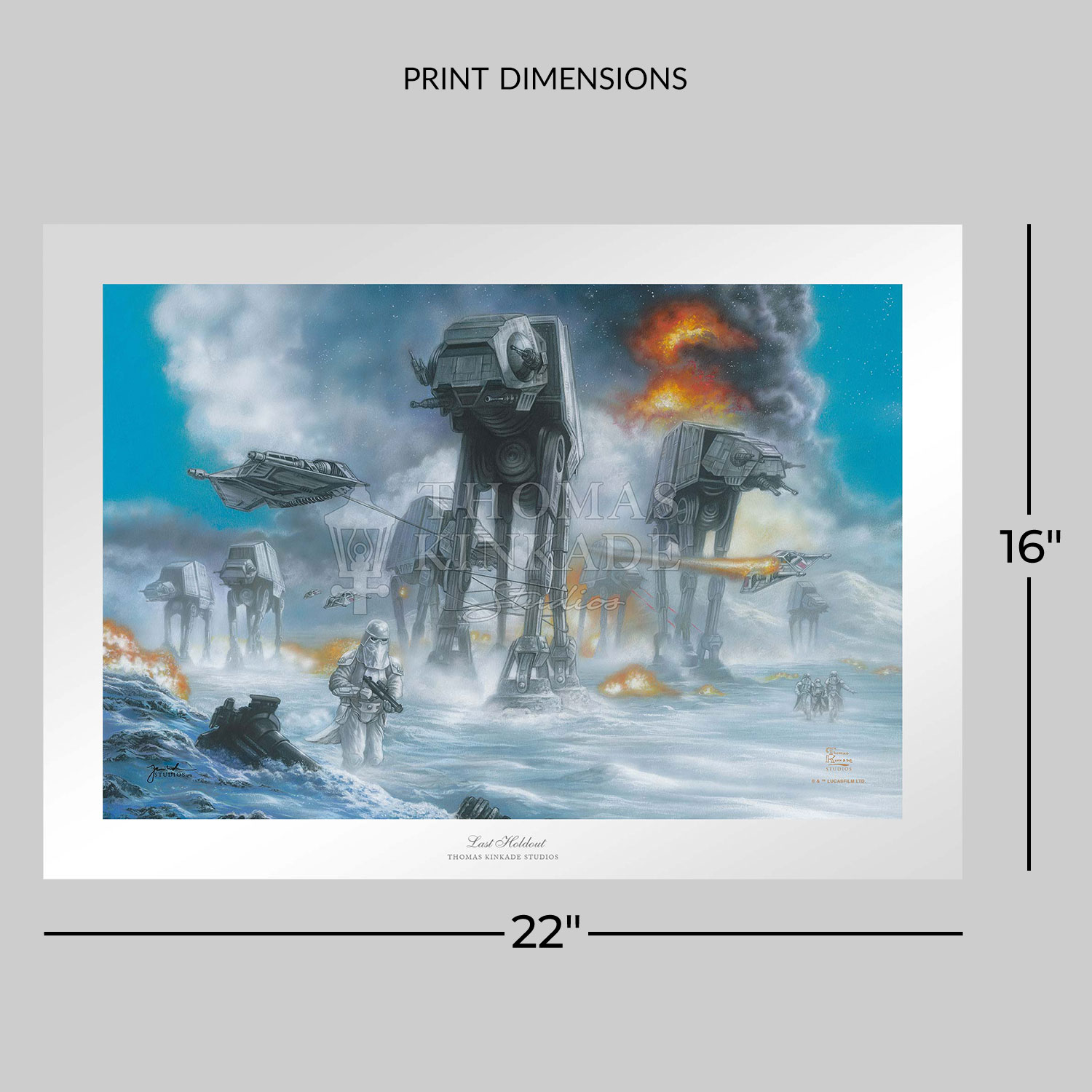 Star Wars The Last Holdout Art Print  View 2