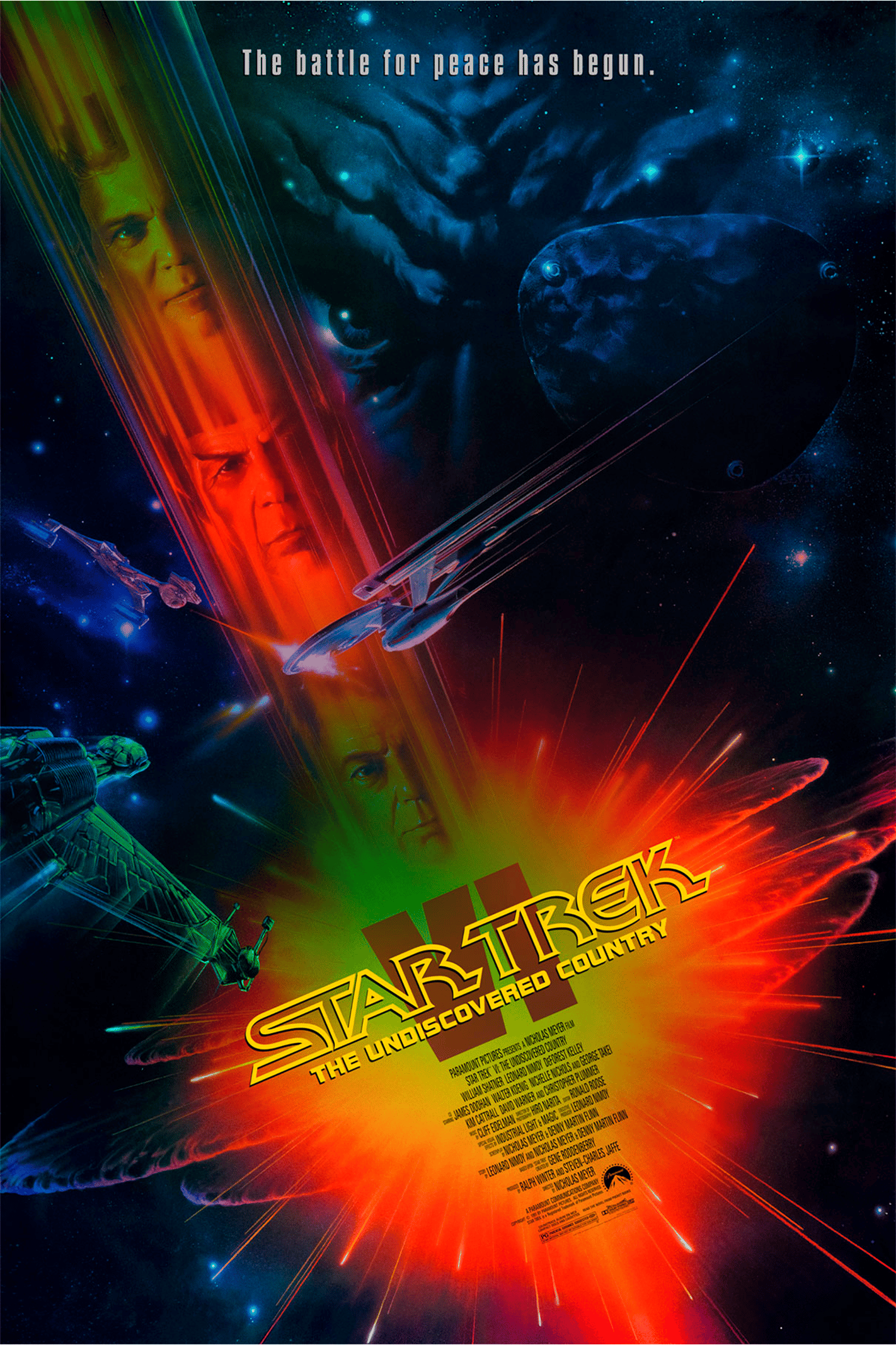 Star Trek Star Trek VI: The Undiscovered Country Foil Variant Movie Poster  View 3