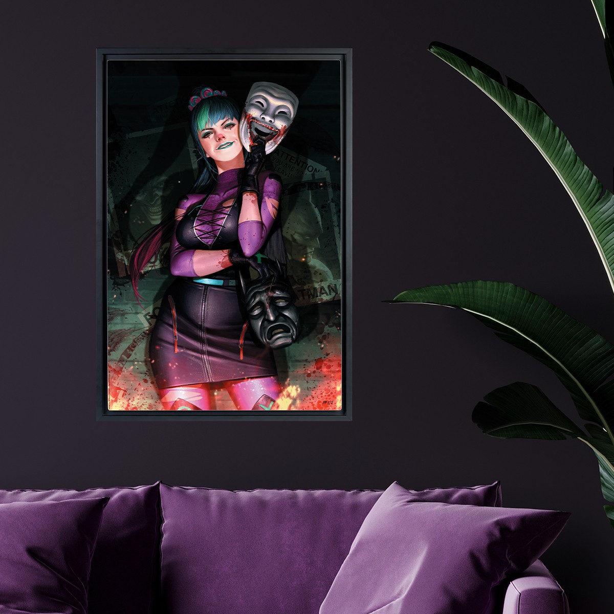 DC Comics Punchline™ Art Print  Exclusive Edition View 1