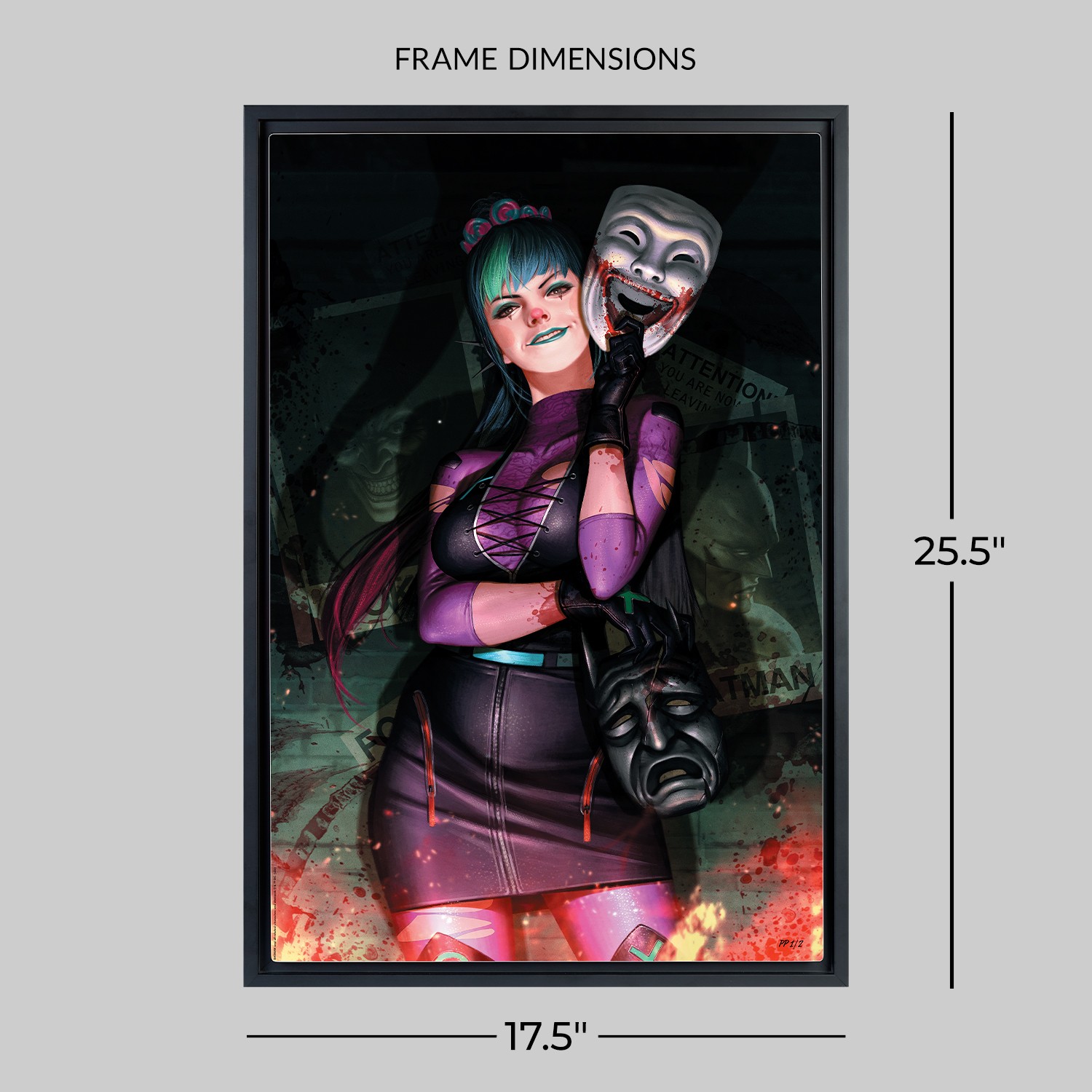 DC Comics Punchline™ Art Print  Exclusive Edition View 2