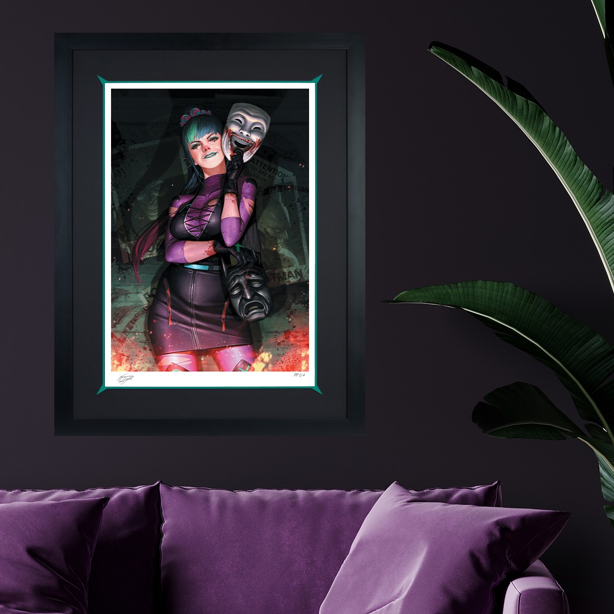 DC Comics Punchline™ Art Print  Exclusive Edition View 1