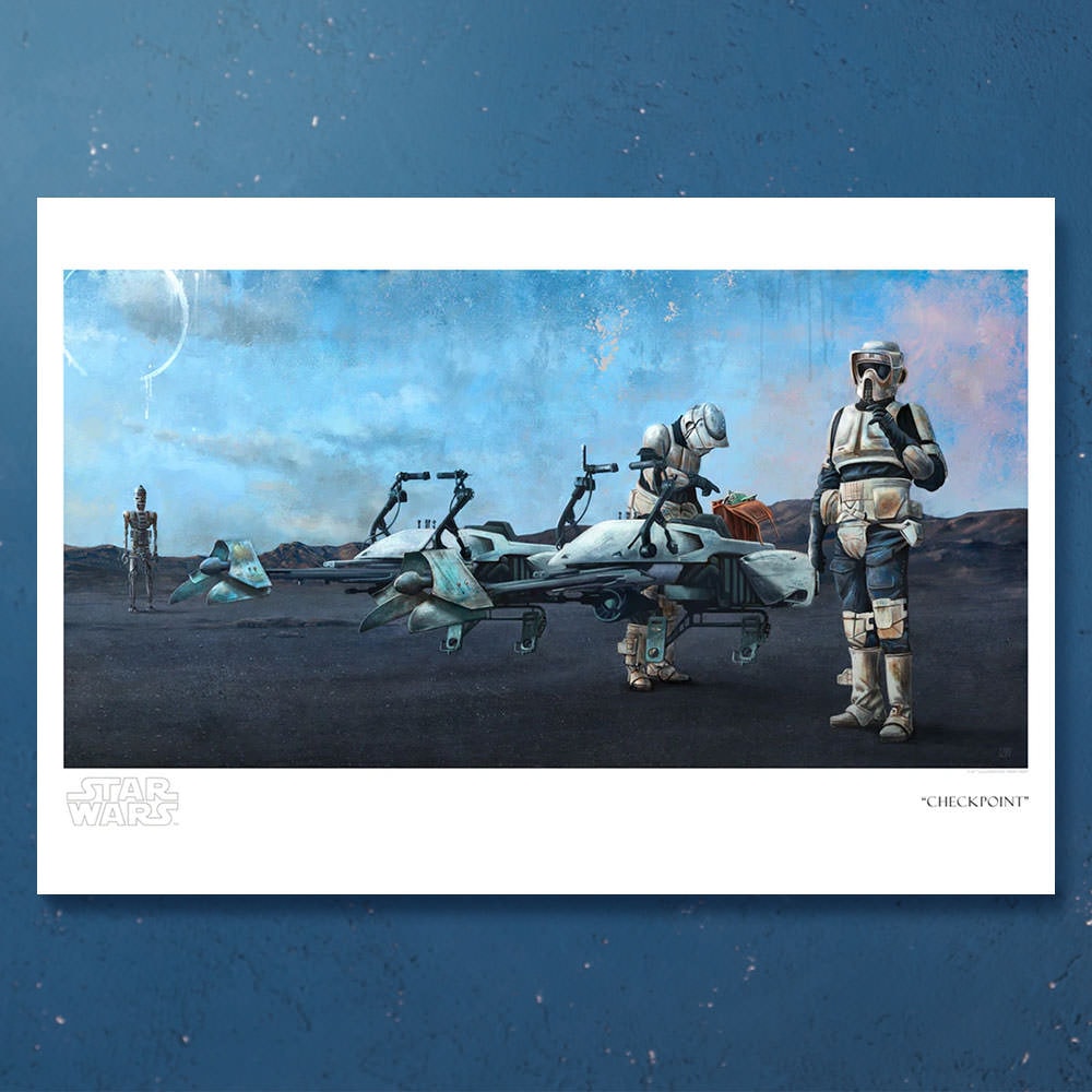 Star Wars Checkpoint Art Print  View 1