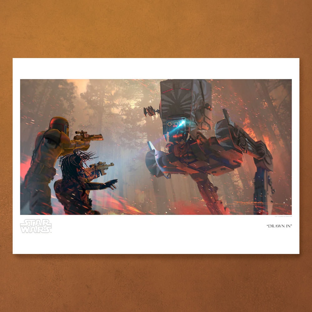 Star Wars Drawn In Art Print  View 1