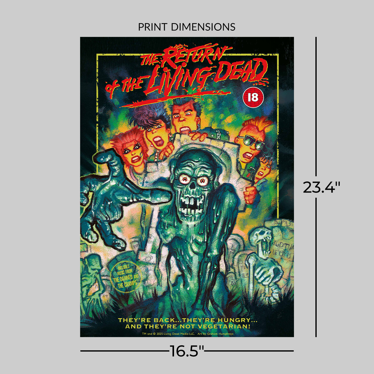 Return of the Living Dead Return of the Living Dead (VHS Variant) Movie Poster  View 2