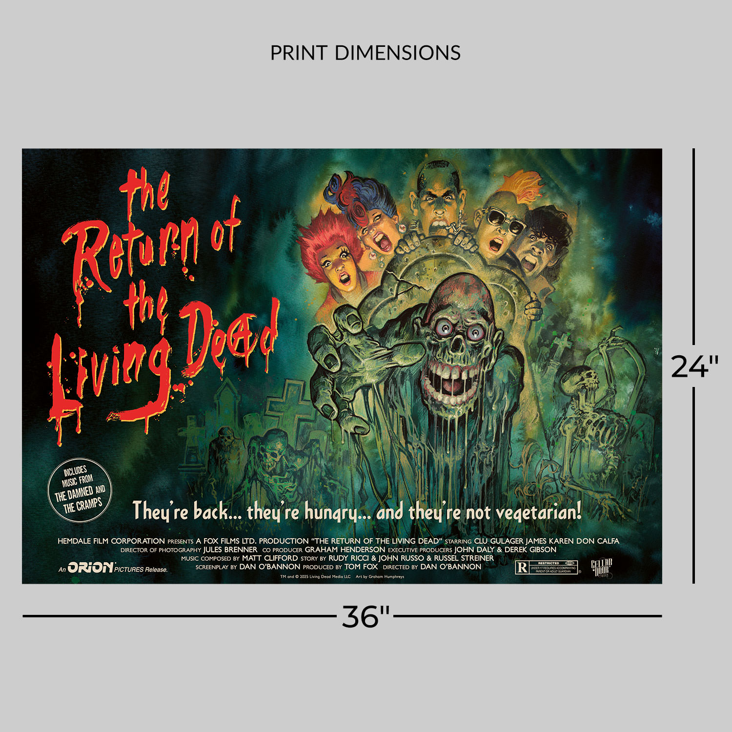 Return of the Living Dead Return of the Living Dead Movie Poster  View 2