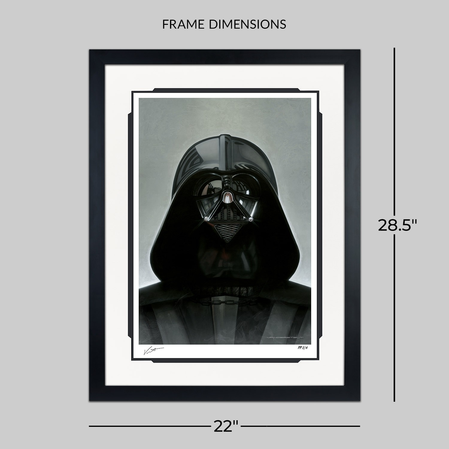 Darth Vader: Inner Sanctum Fine Art Print by Jerry Vanderstelt