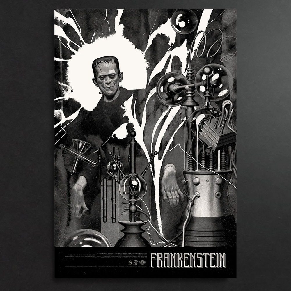 Universal Monsters Frankenstein Movie Poster  View 1