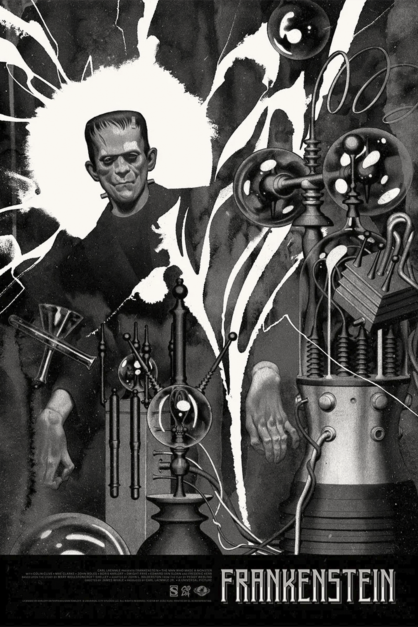 Universal Monsters Frankenstein Movie Poster  View 4