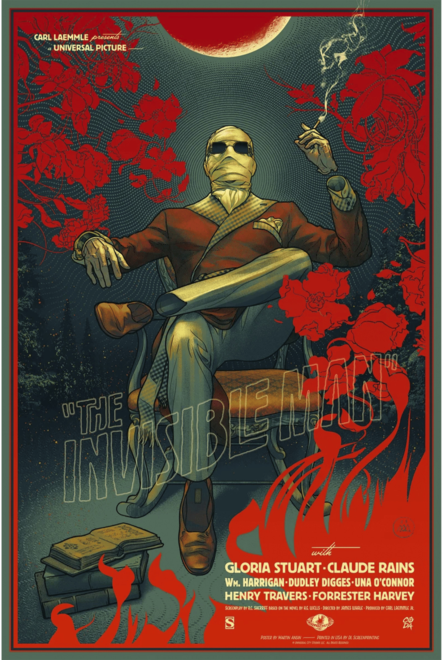 Universal Monsters The Invisible Man Movie Poster  View 3