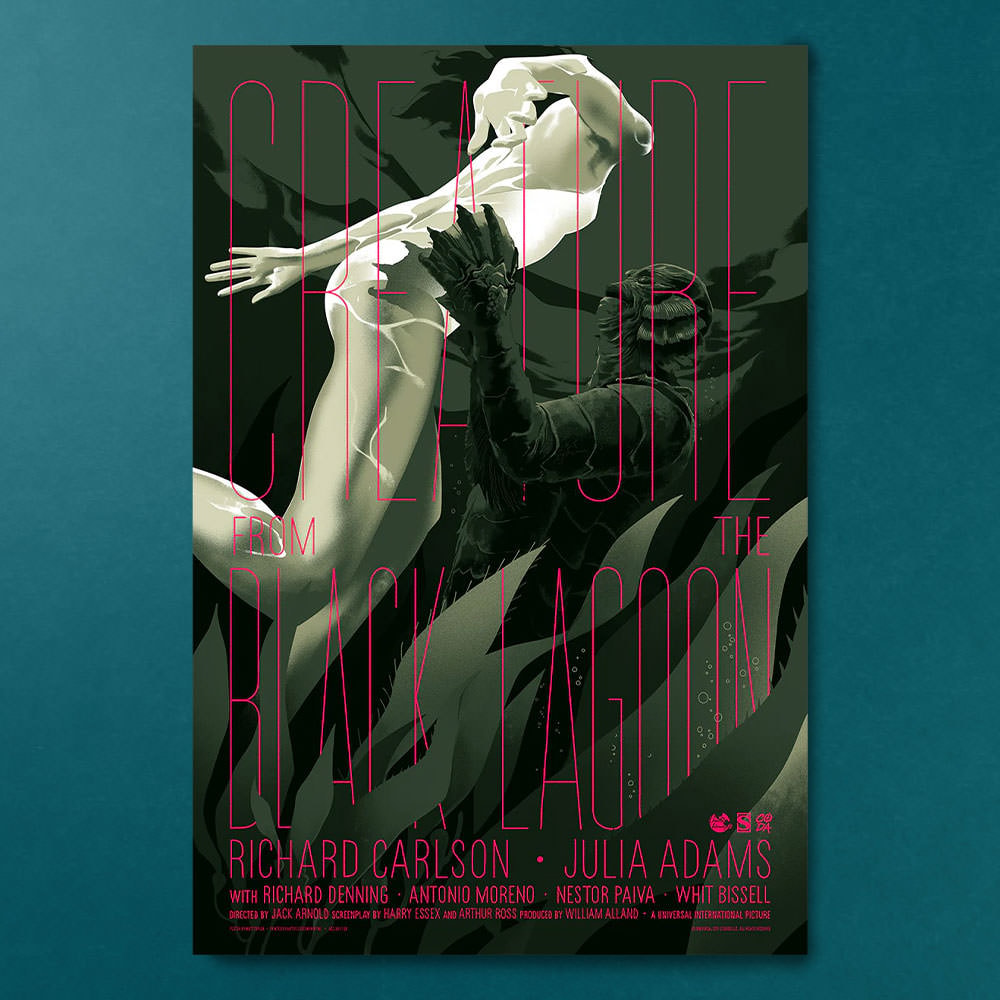 Universal Monsters The Creature from the Black Lagoon Movie Poster  View 1