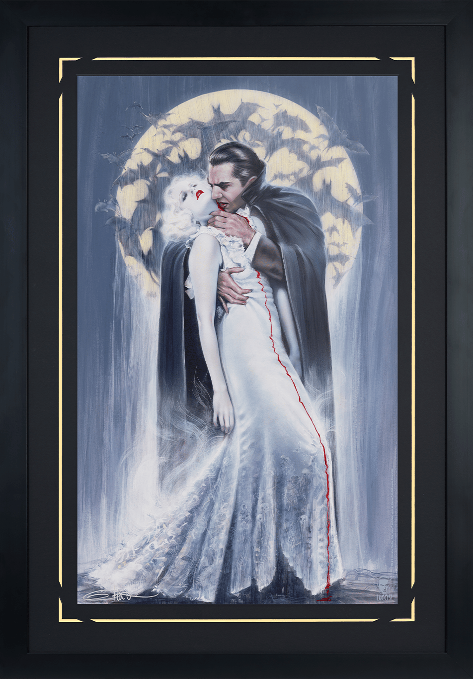 Universal Monsters Dracula: The Kiss Art Print  Exclusive Edition View 6