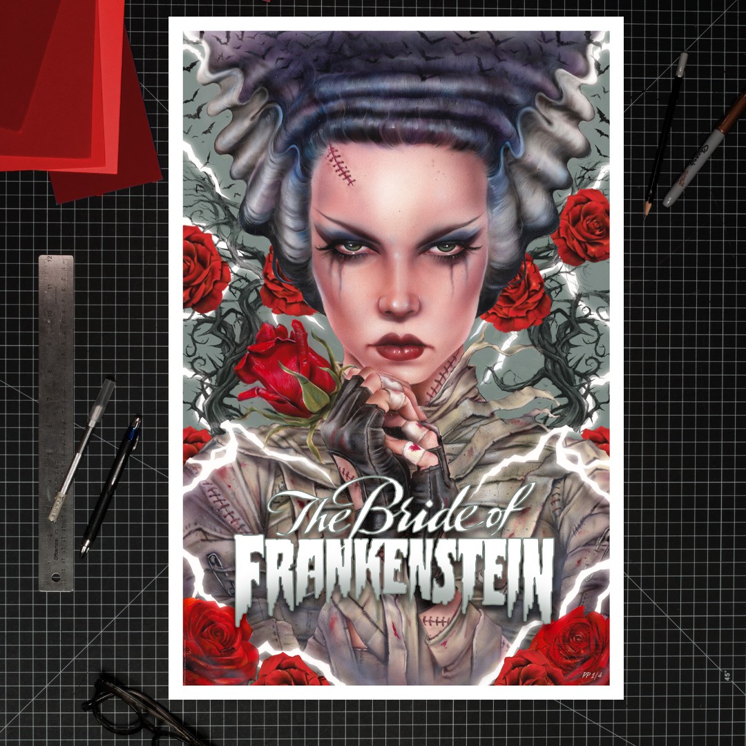 Universal Monsters Bride Afterlife Art Print  Exclusive Edition View 1