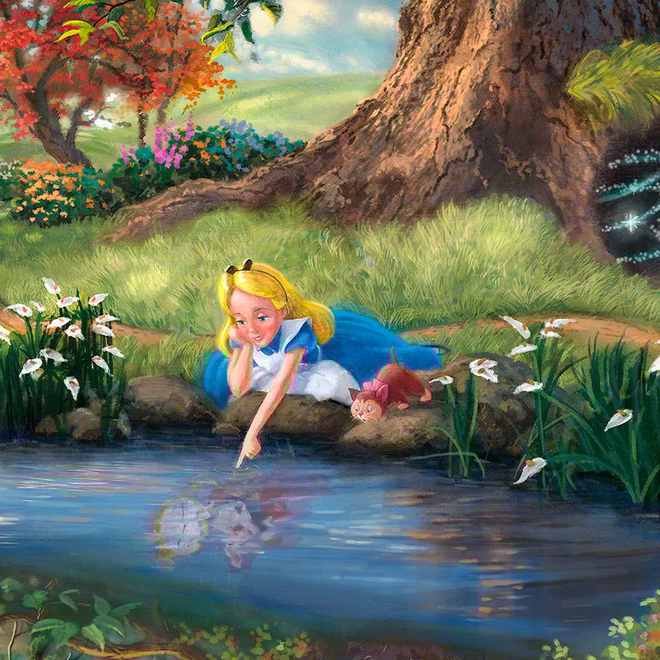 ステンドグラス　Alice in wonderland パネル ステンドグラス Alice in wonderland パネル その他インテリア