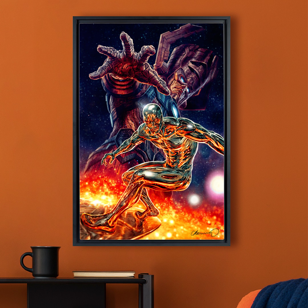 Marvel Galactus and the Silver Surfer Art Print  Exclusive Edition View 1