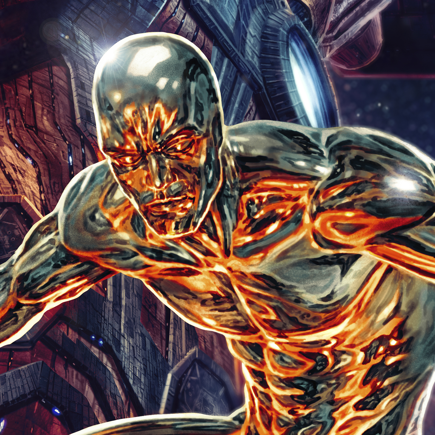 Marvel Galactus and the Silver Surfer Art Print  Exclusive Edition View 5