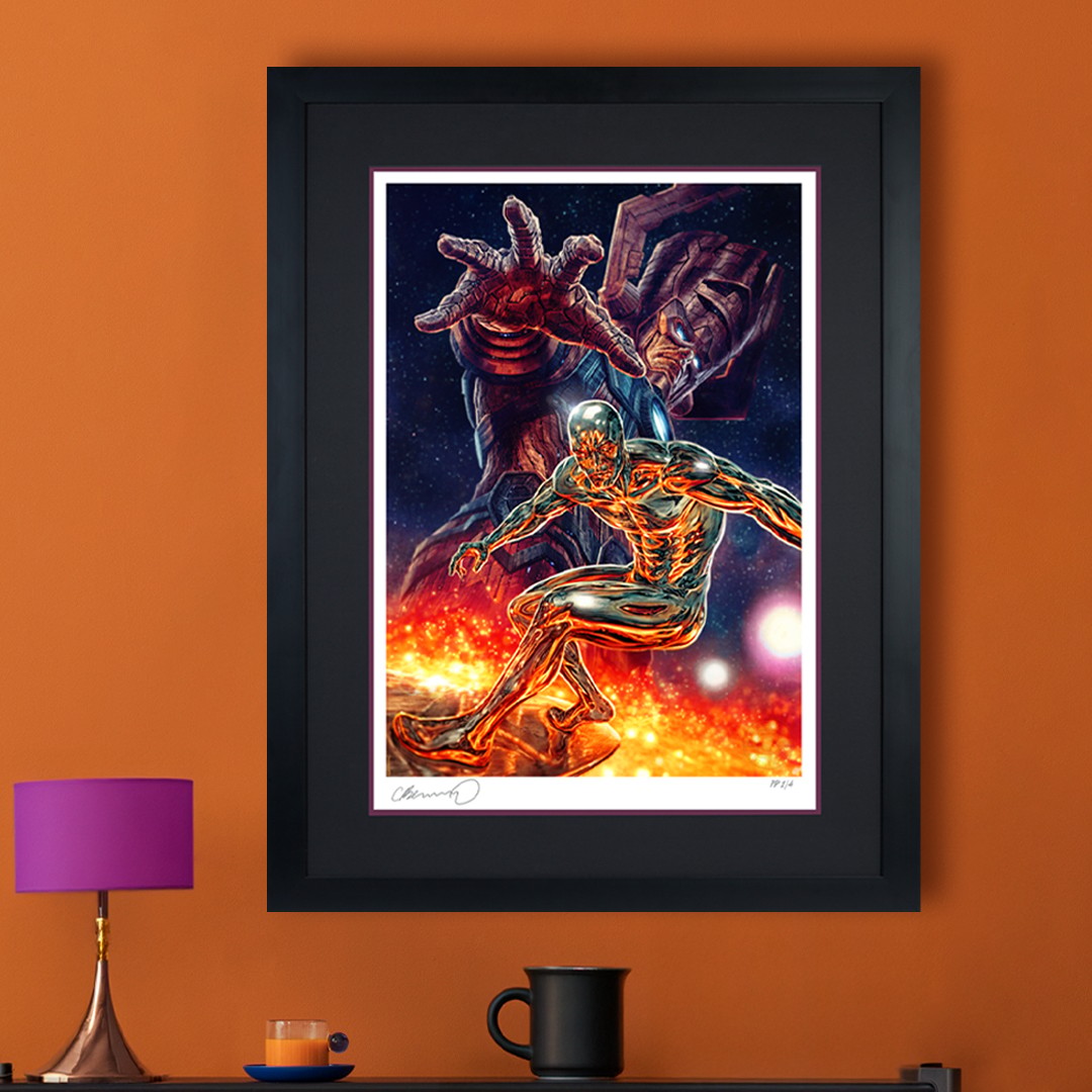 Marvel Galactus and the Silver Surfer Art Print  Exclusive Edition View 1