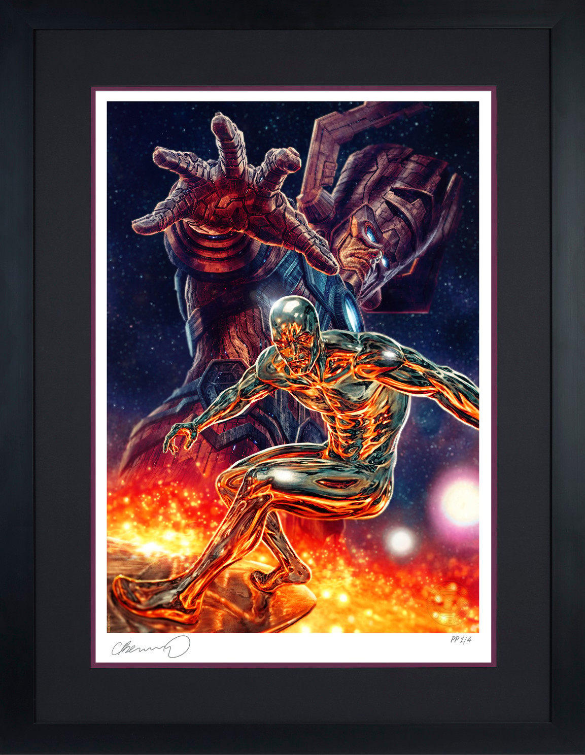 Marvel Galactus and the Silver Surfer Art Print  Exclusive Edition View 7