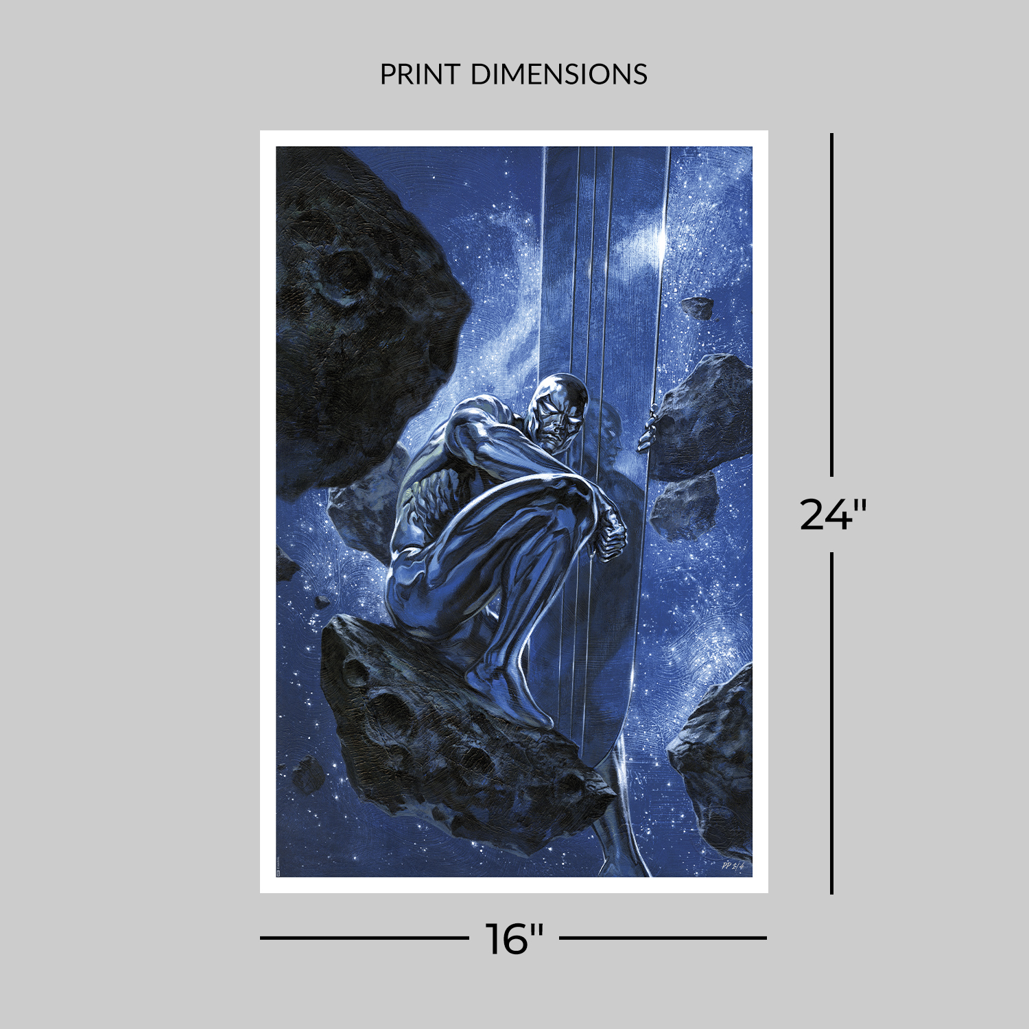 Marvel Silver Surfer: Ghost Light Art Print  Exclusive Edition View 3