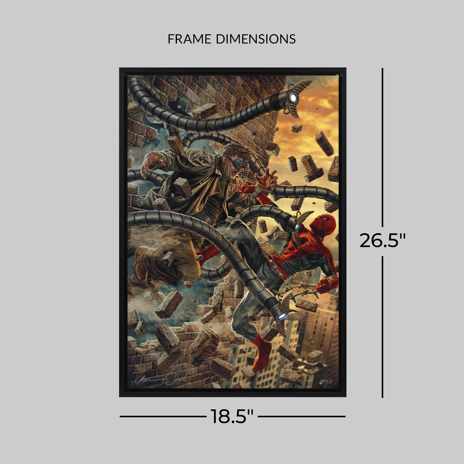 Marvel The Amazing Spider-Man vs Doc Ock Art Print  Exclusive Edition View 2