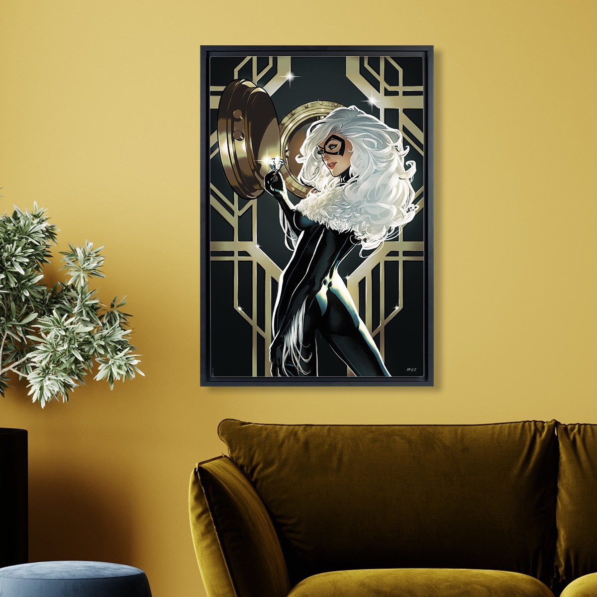 Marvel Black Cat Art Print  Exclusive Edition View 1