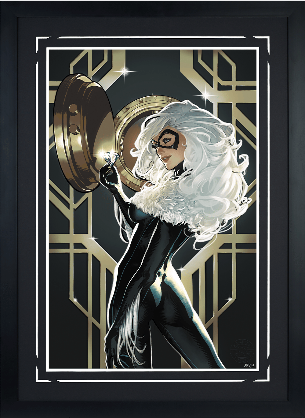 Marvel Black Cat Art Print  Exclusive Edition View 6
