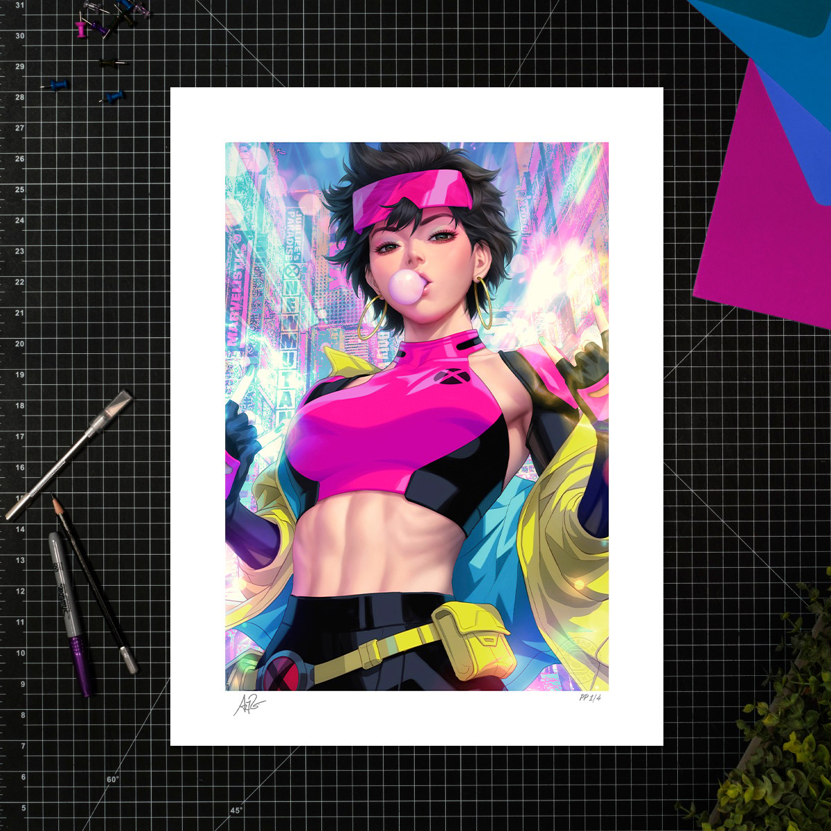 Marvel Jubilee Art Print  Exclusive Edition View 1