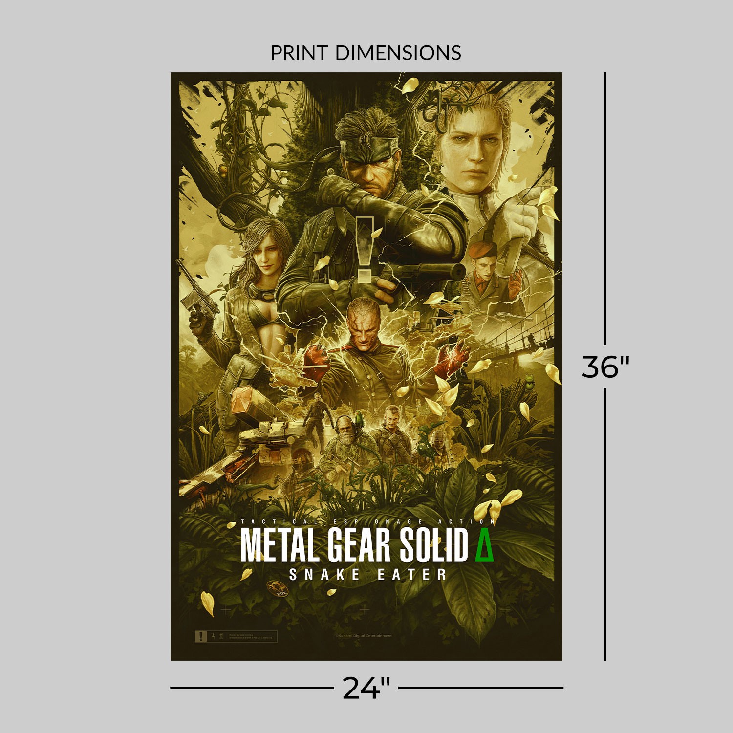 L GEAR SOLID Δ SNAKE EATER ポスター＆DISC METAL GEAR SOLID Δ: SNAKE EATER Gets An Official Release Date