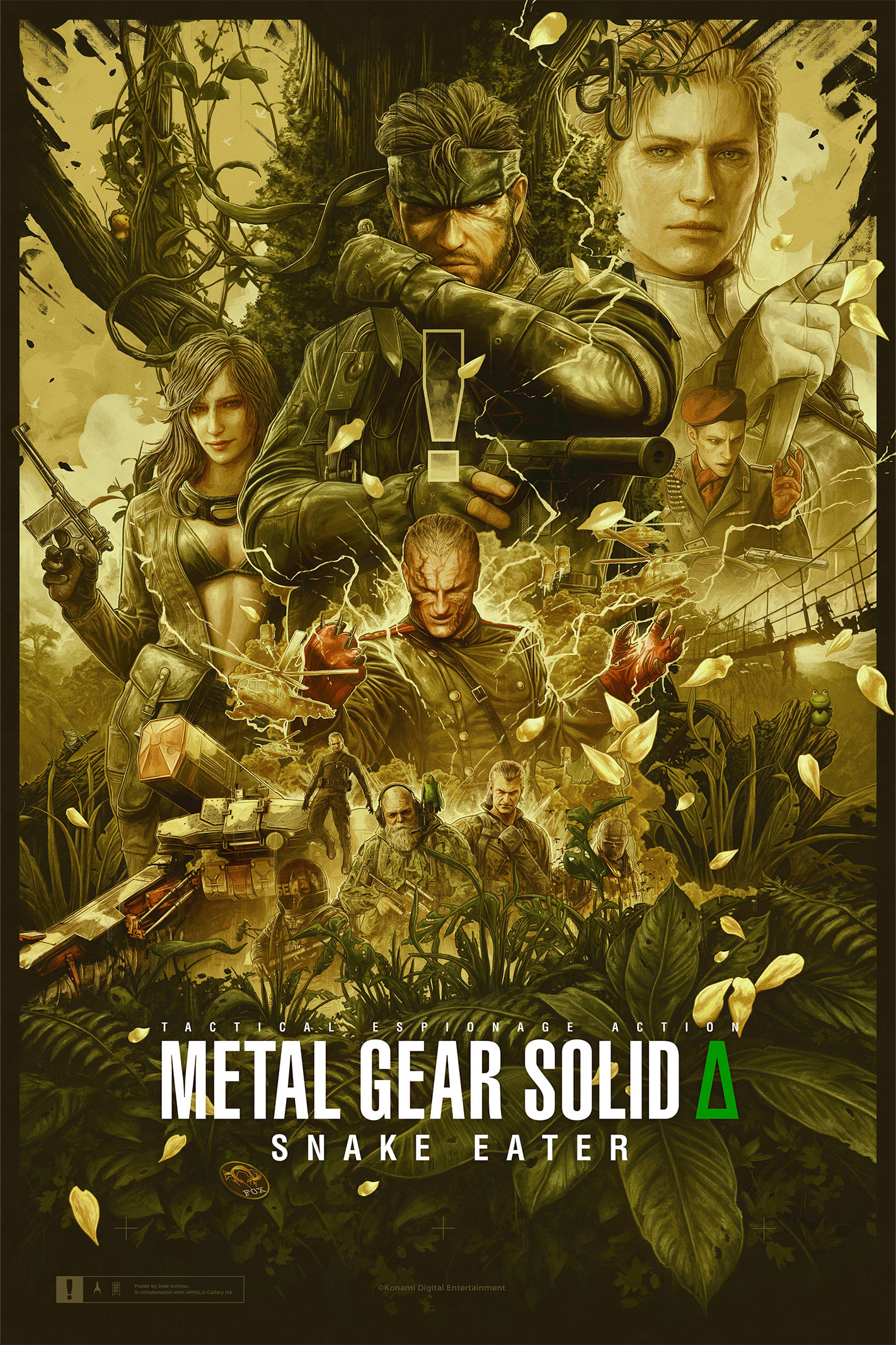L GEAR SOLID Δ SNAKE EATER ポスター METAL GEAR SOLID Δ: SNAKE EATER Poster [EXCLUSIVE OKS GEAR