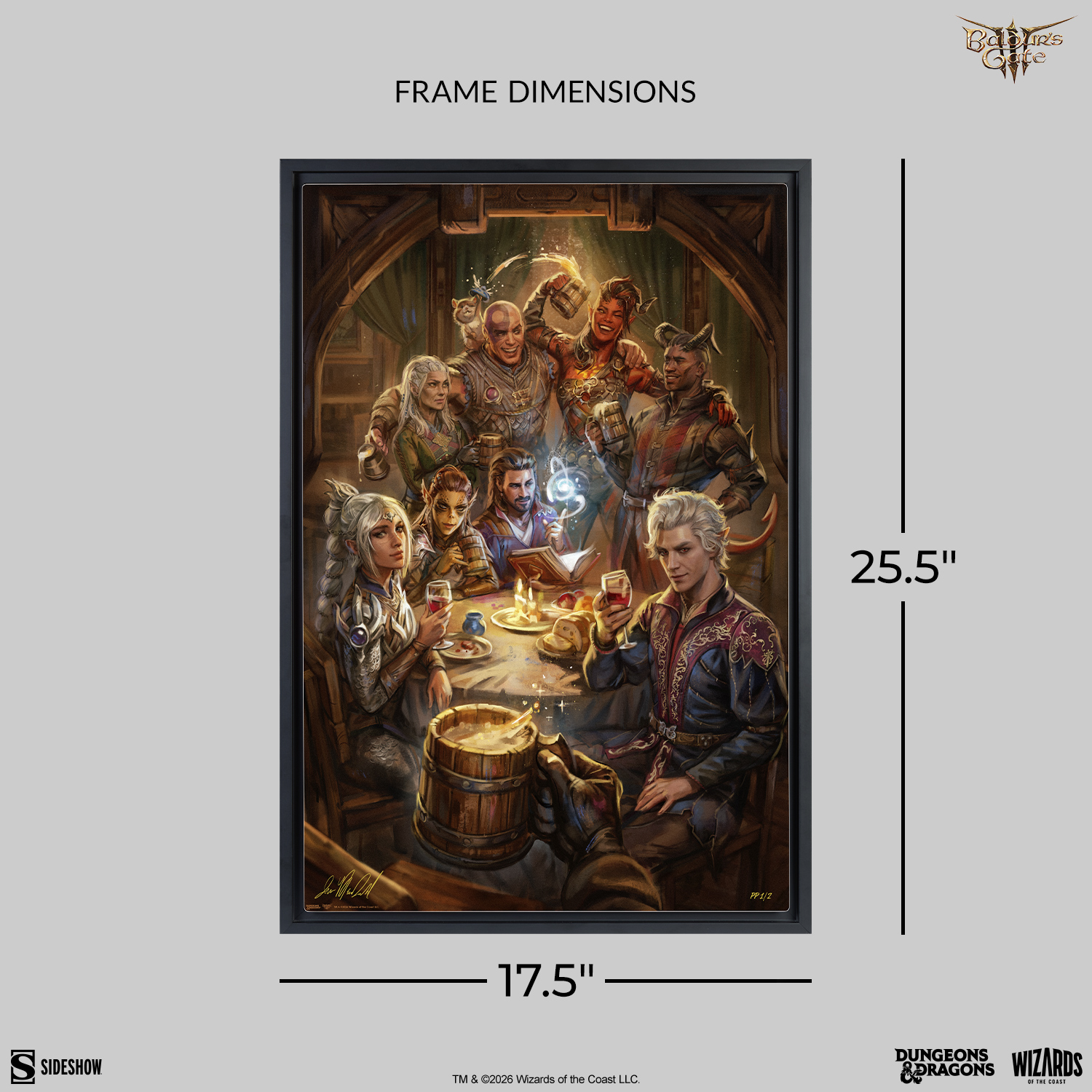 Baldur's Gate Baldur's Gate III: The Elfsong Tavern Art Print  Exclusive Edition View 2