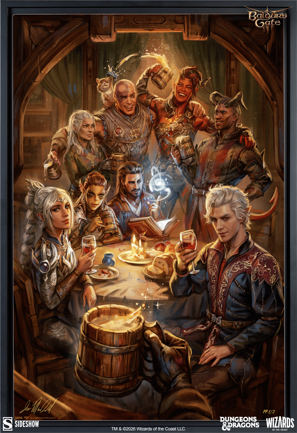 Baldur's Gate Baldur's Gate III: The Elfsong Tavern Art Print  Exclusive Edition View 5