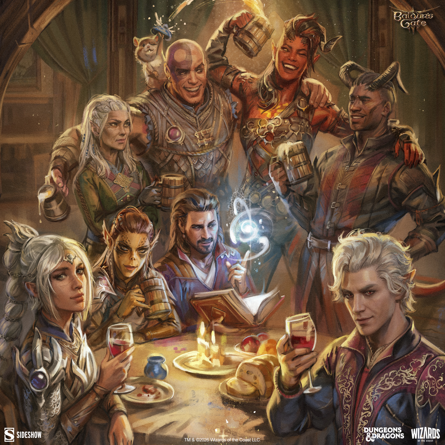 Baldur's Gate Baldur's Gate III: The Elfsong Tavern Art Print  Exclusive Edition View 3
