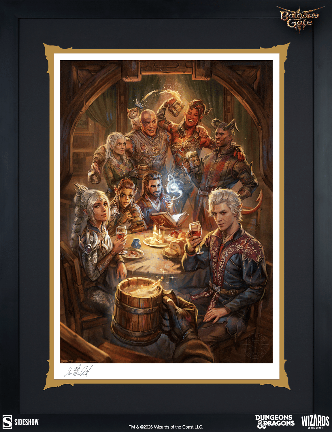 Baldur's Gate Baldur's Gate III: The Elfsong Tavern Art Print  Exclusive Edition View 5
