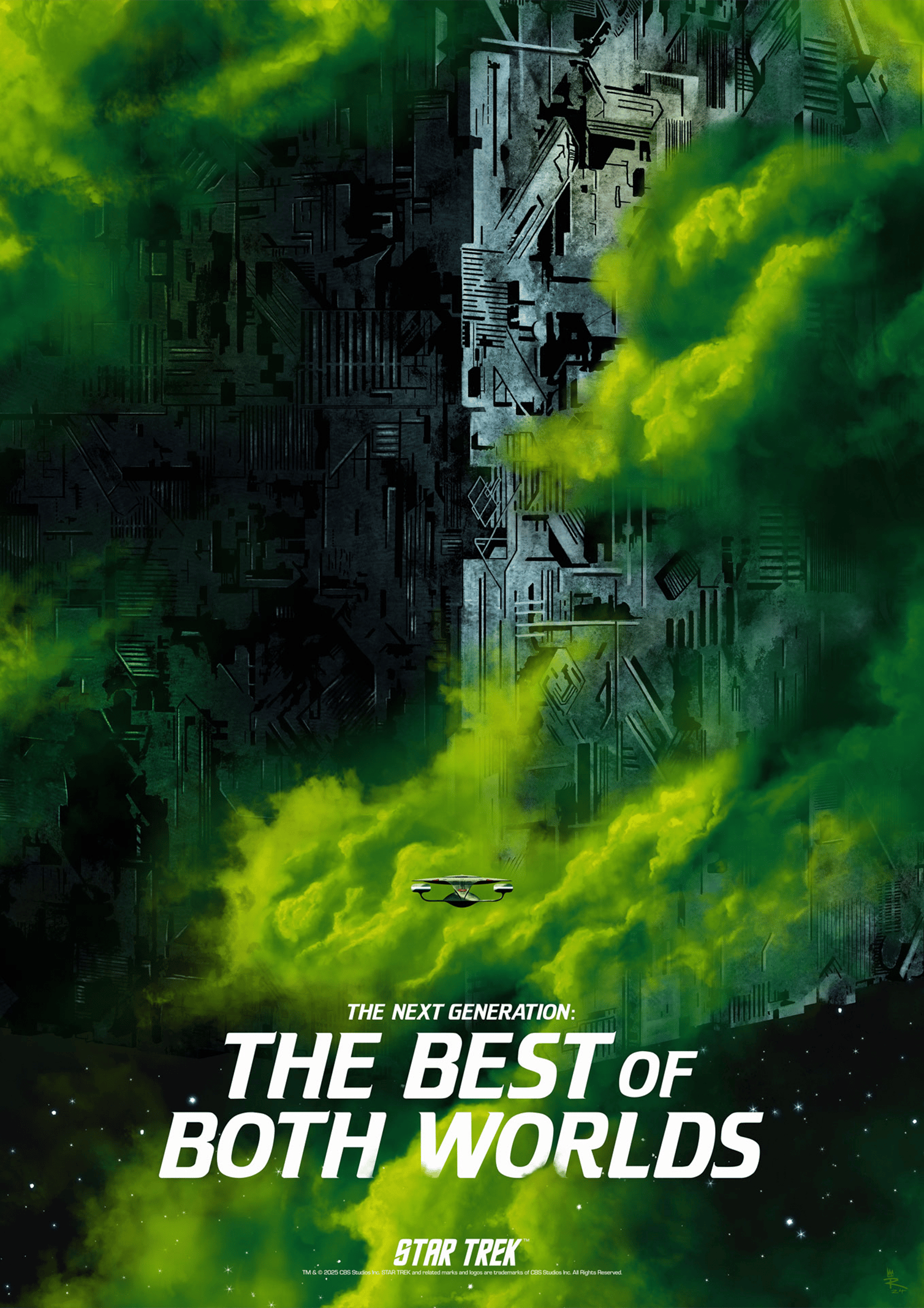 Star Trek Star Trek: The Next Generation - The Best of Both Worlds Art Print  View 4