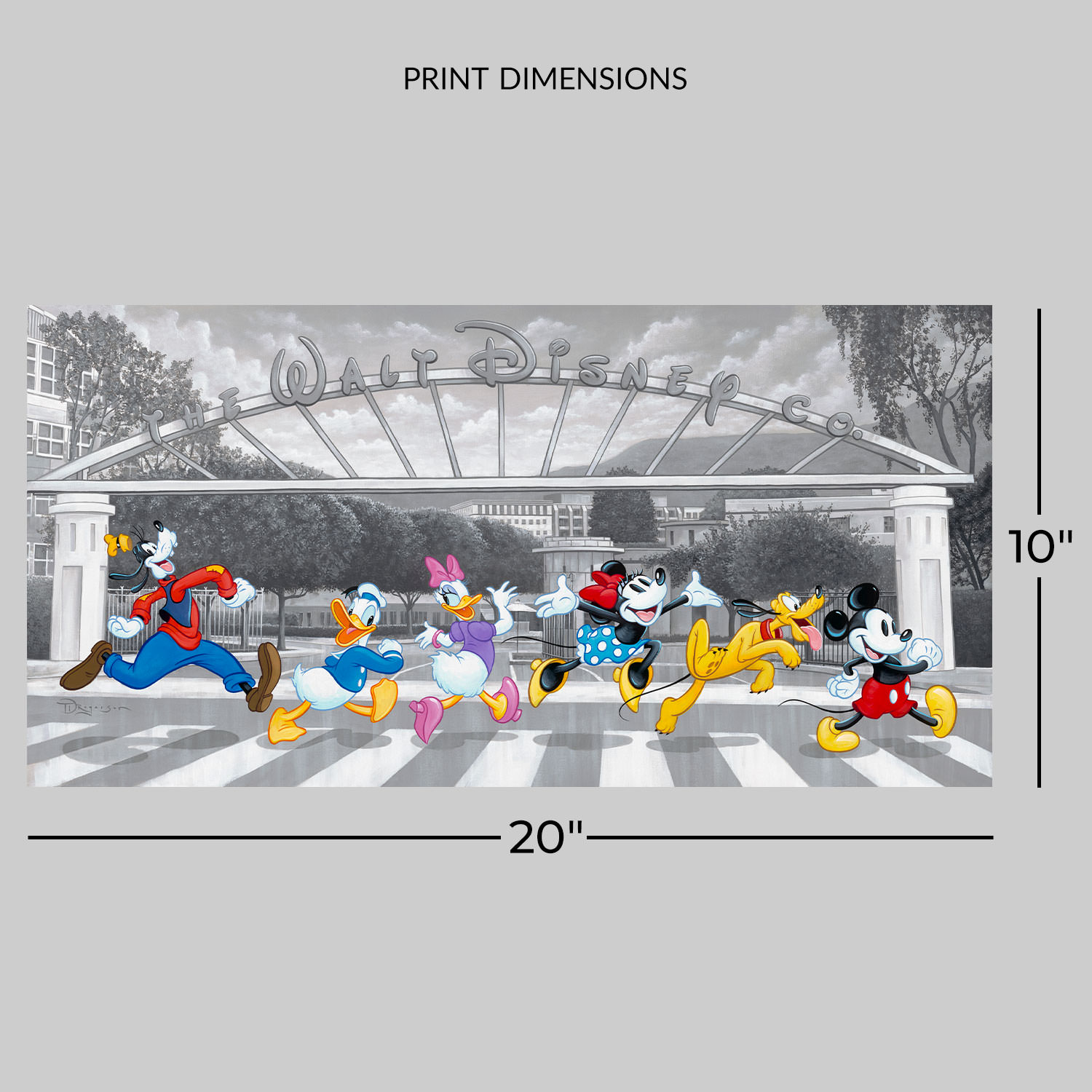 Disney Studio Crossing Art Print  View 2