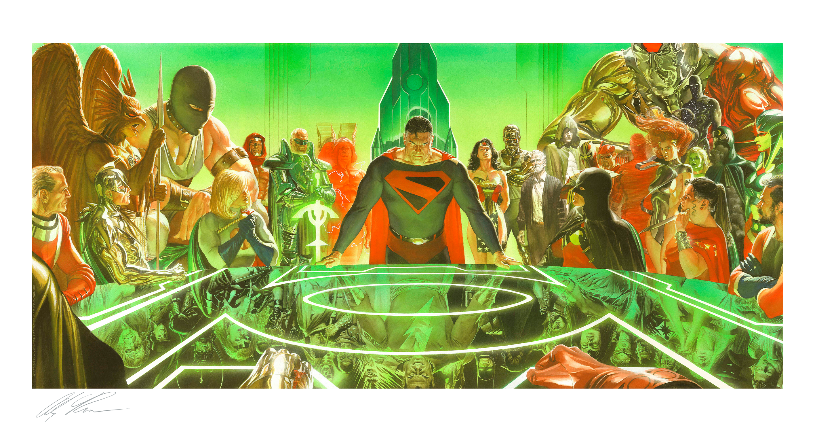 DC Comics Kingdom Come: War Room Art Print  View 7