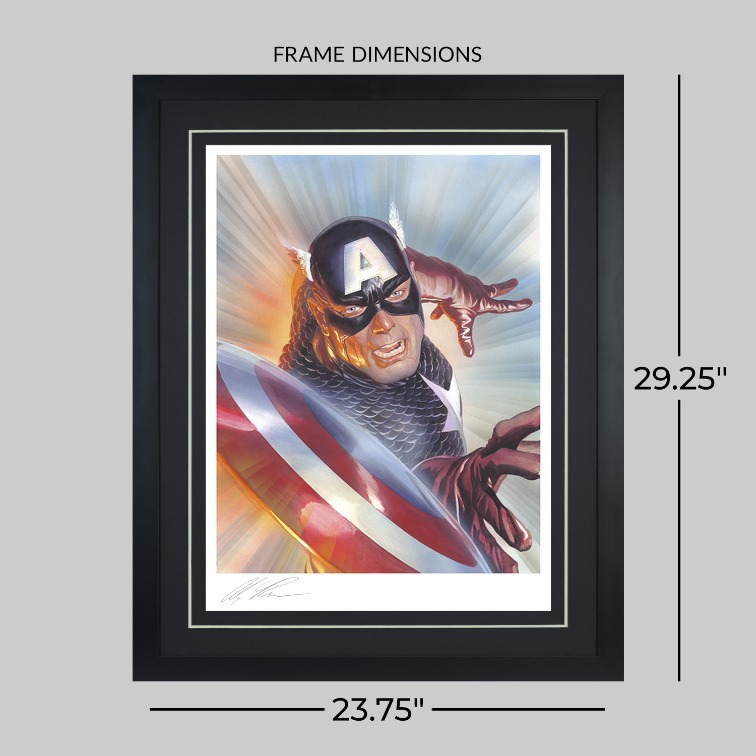 Marvel Marvelocity: Captain America Art Print  View 2