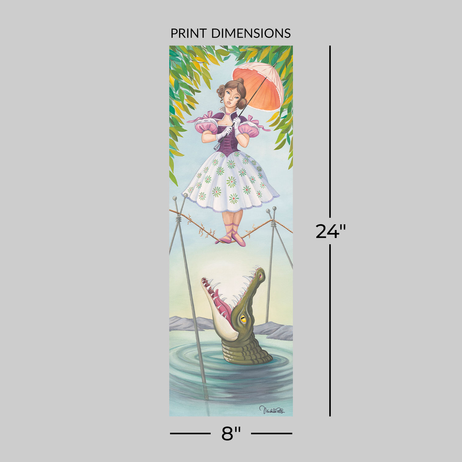 Disney Stretching Portrait: The Tightrope Walker Art Print  View 2