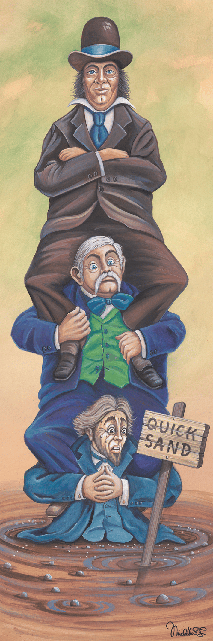 Disney Stretching Portrait: The Quicksand Men Art Print  View 6