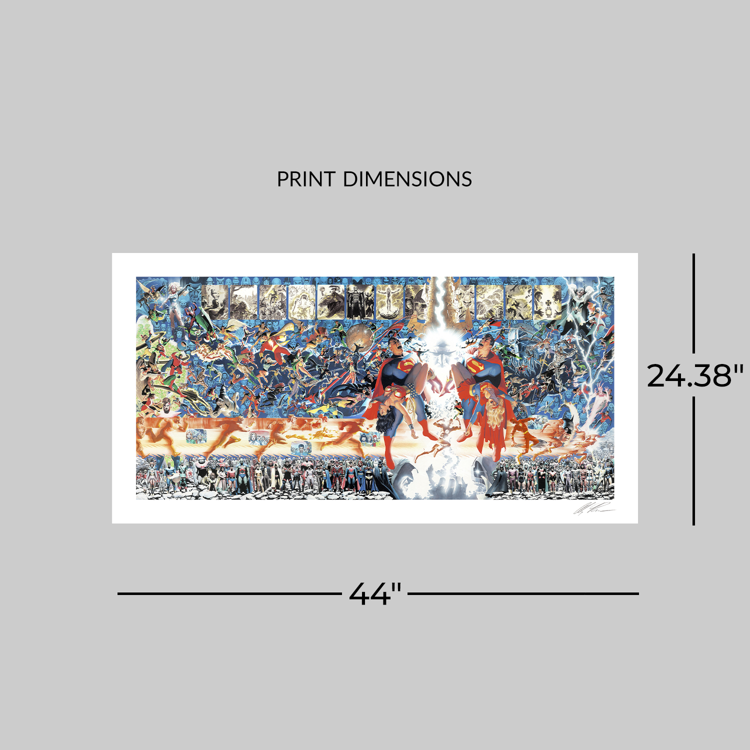 Crisis Fine Art Print by Alex Ross | Sideshow Collectibles