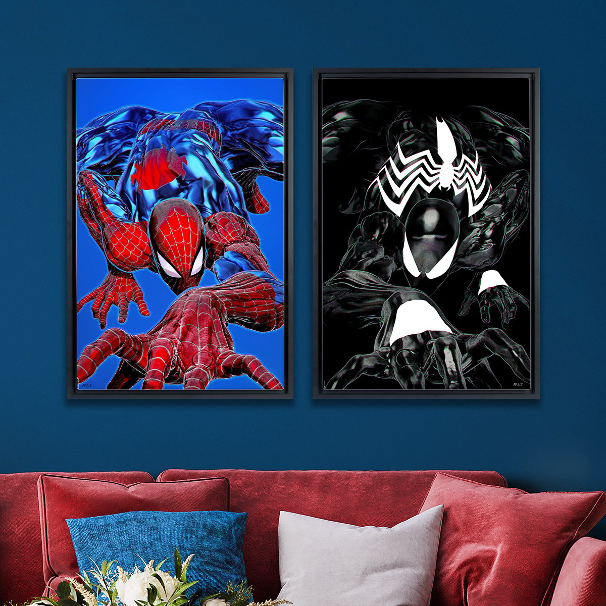 Marvel Spider-Man ’94 Fine Art Print Deluxe Set Art Print  Exclusive Edition View 1