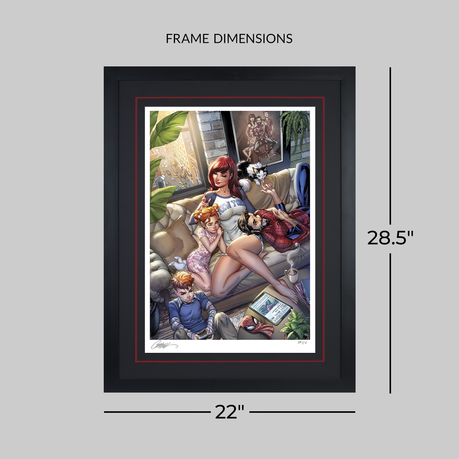 Marvel Ultimate Spider-Man: One Happy Family Art Print  Exclusive Edition View 2